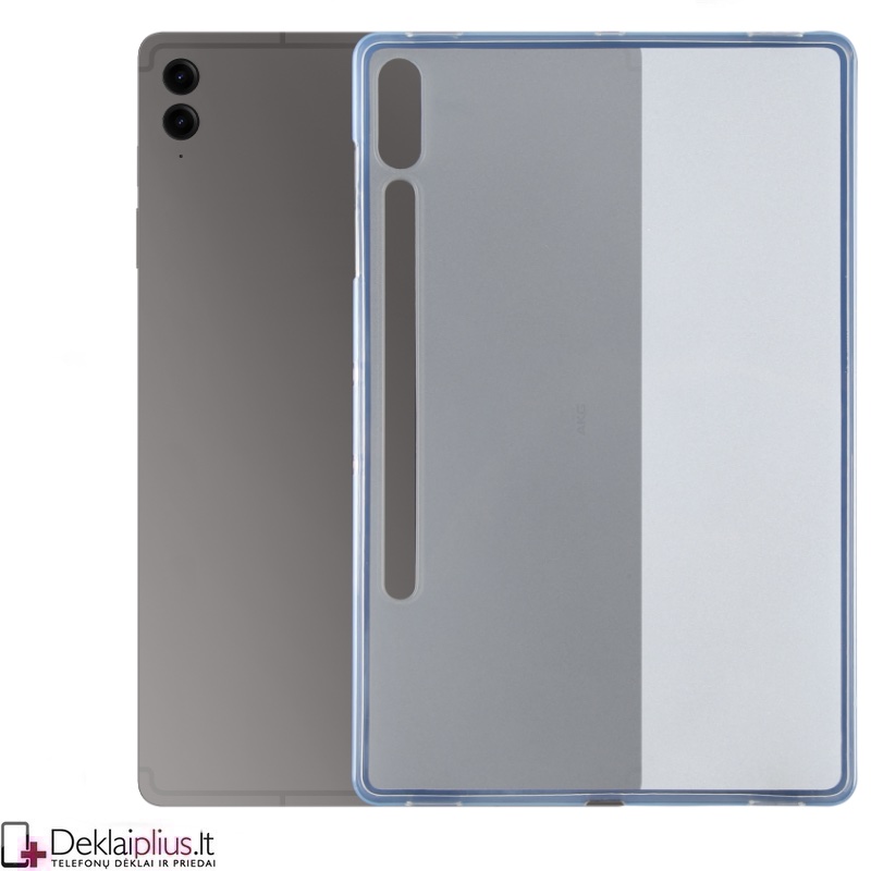 Plonas silikoninis dėklas - be spalvis (Samsung Tab S9 Fe Plus (SM-x610-x616B) Plonas silikoninis dėklas - be spalvis (Samsung Tab S9 Fe Plus (SM-x610-x616B)